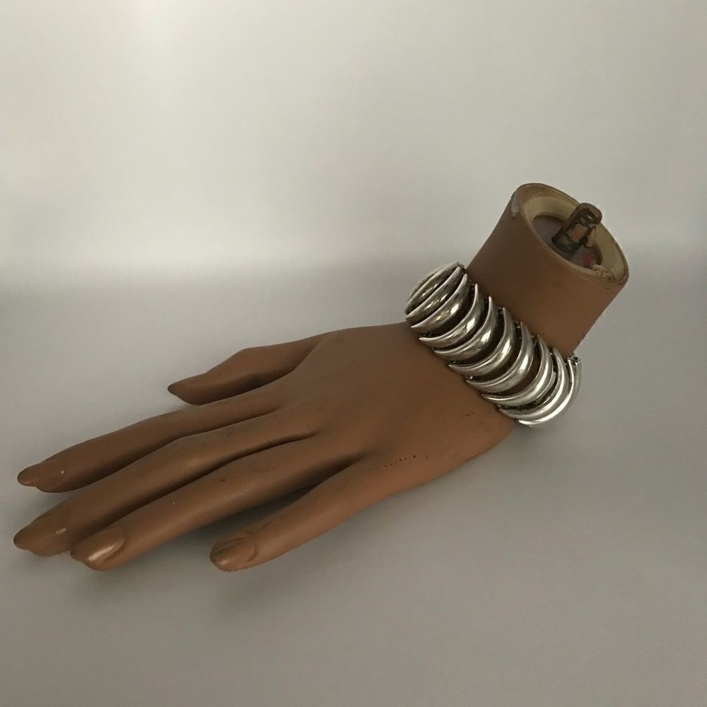 Mexico 925 vintage silver chunky bracelet